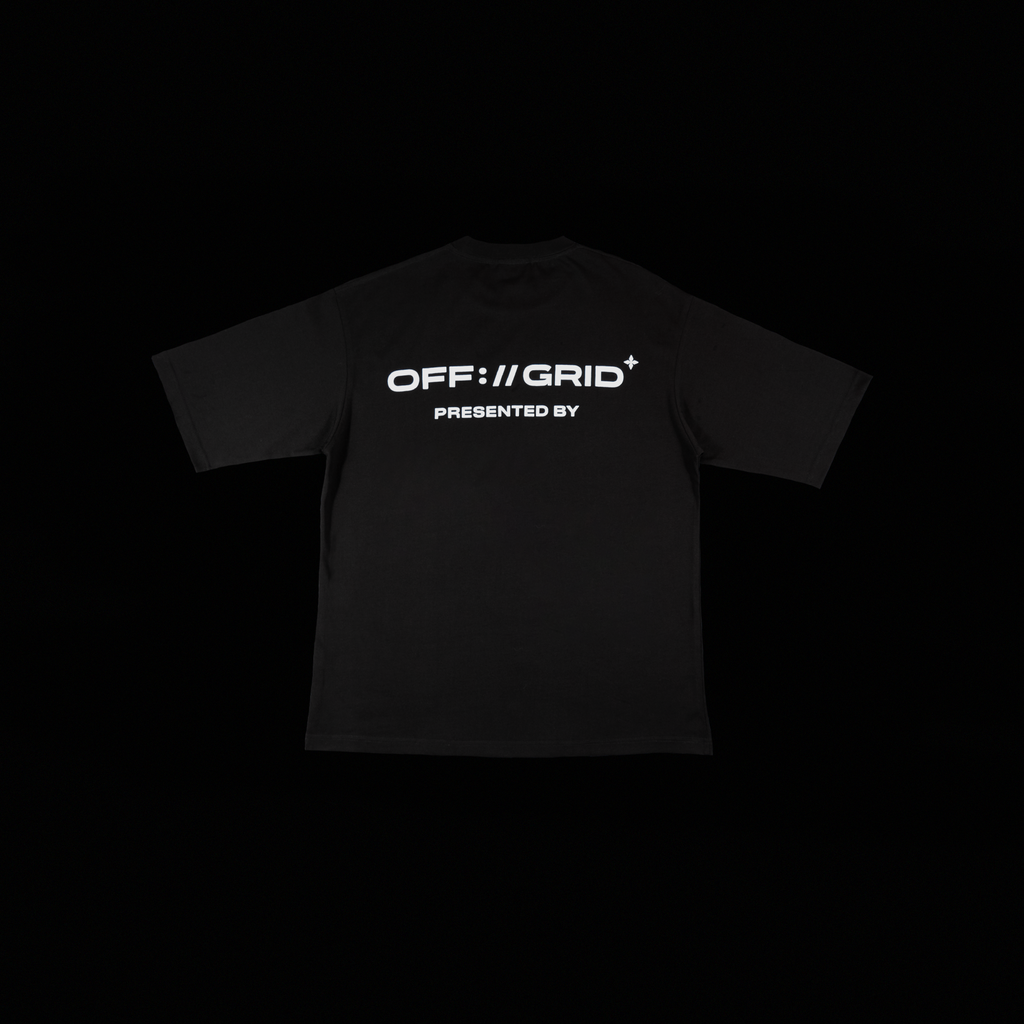 Presented By Logo Black Tee