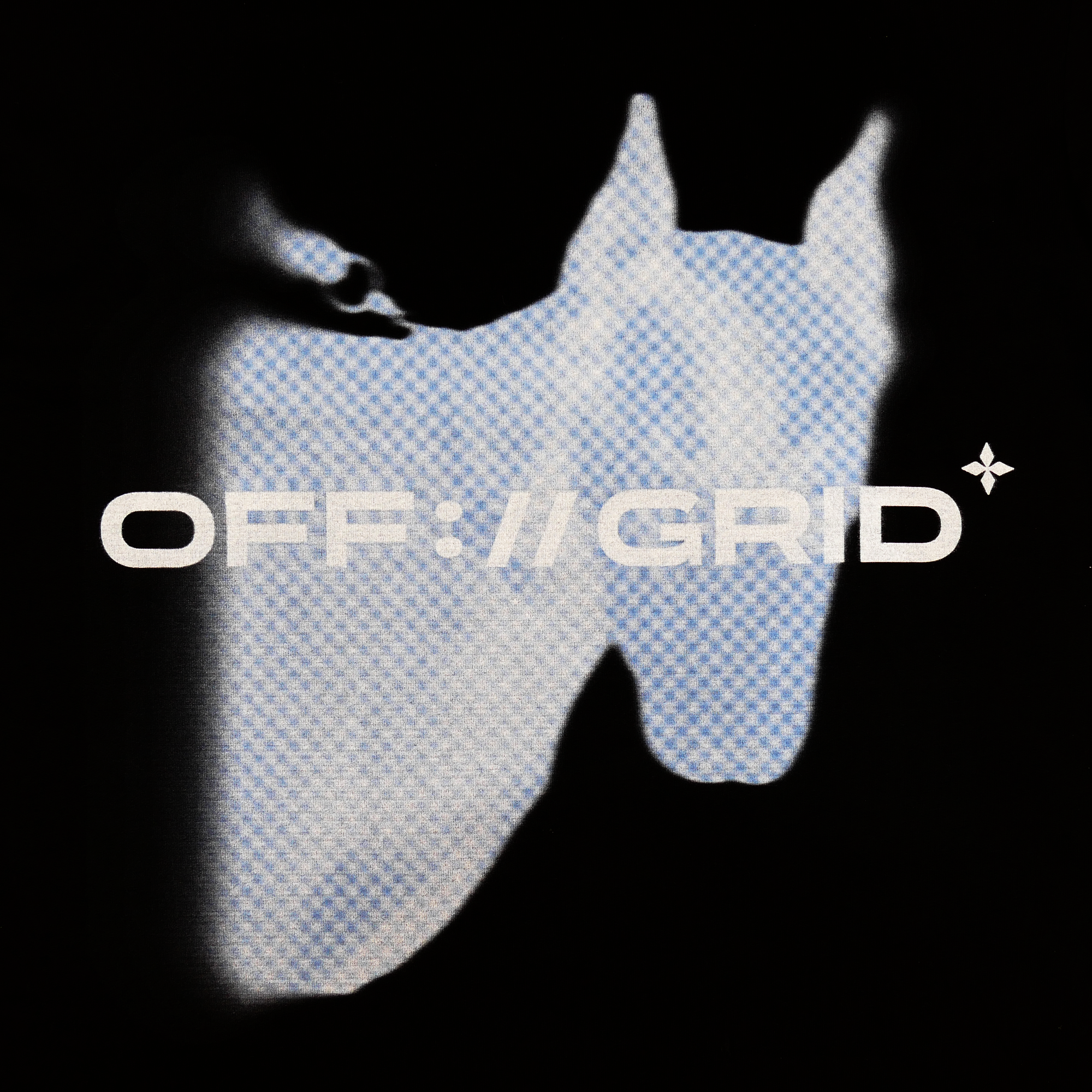 T-shirt noir Doberman 001